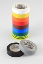 3M Temflex - Isolatietape - Kleuren assorti 10 rollen - B: 15mm x L: 10meter