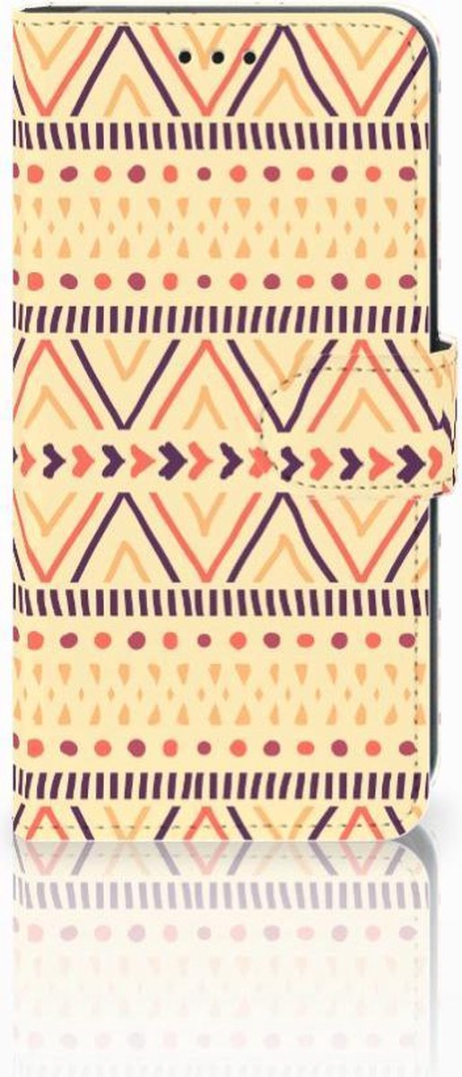 Book Case voor Xiaomi Mi A2 Lite Telefoon Hoesje Aztec Yellow