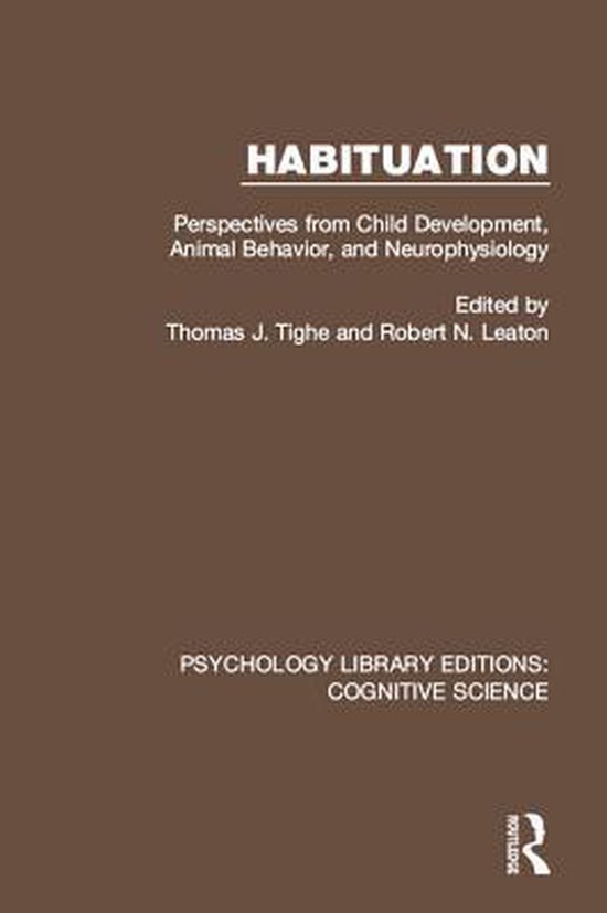 Psychology Library Editions: Cognitive Science - Habituation - cover