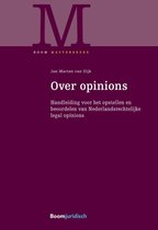 Boom Masterreeks  -   Over opinions