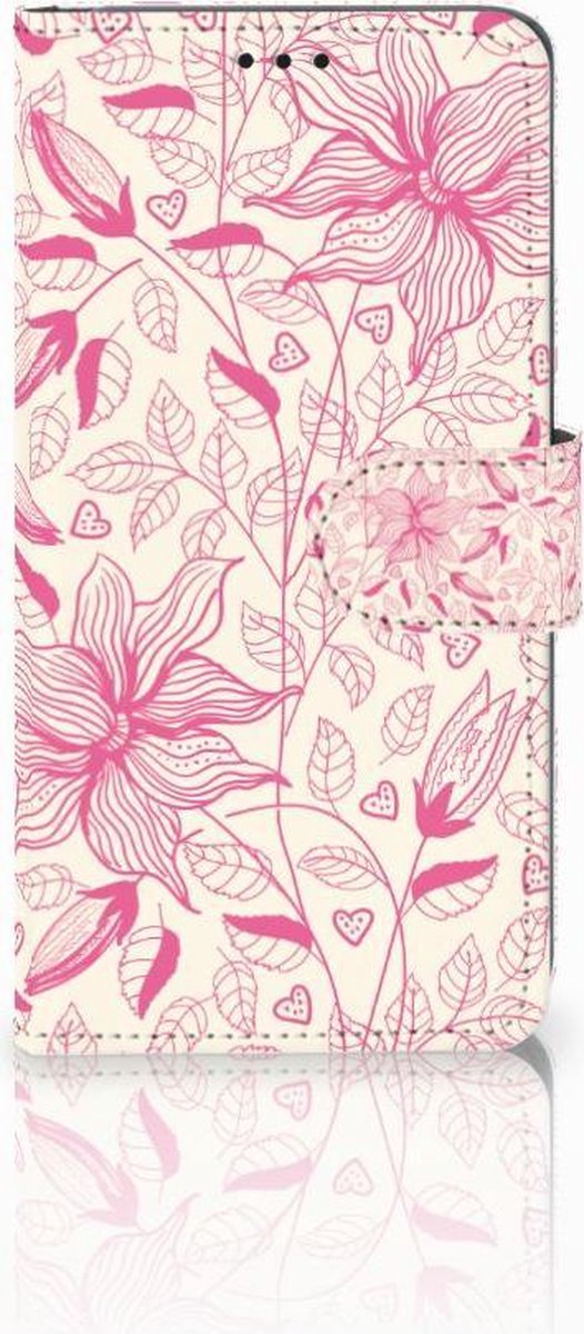 Samsung Galaxy S10 Hoesje Pink Flowers