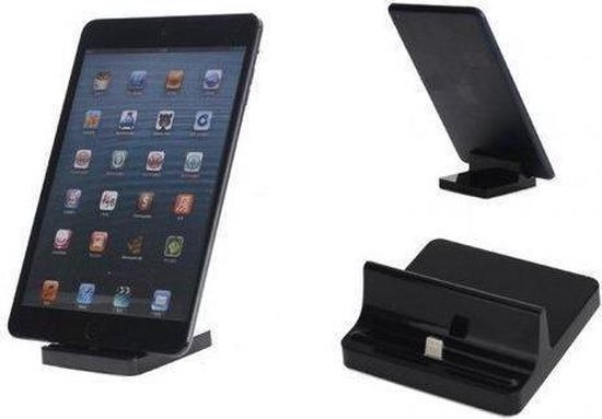 Lightning Dock Docking station voor de iPad 4/iPad mini en retina versie -  Zwart 