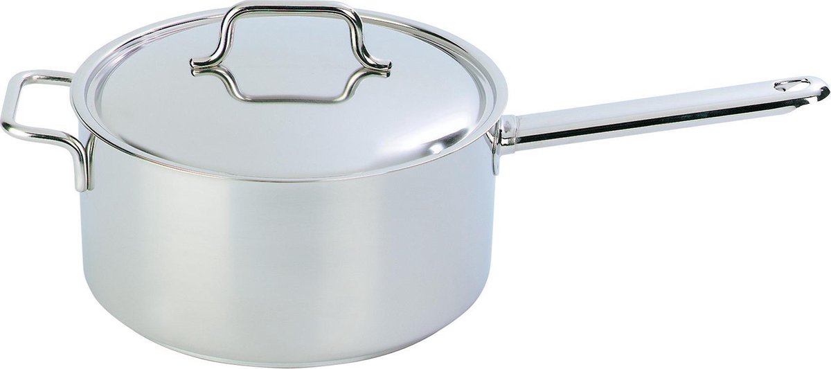 Demeyere 44422 - 44522 Apollo 7 Steelpan met deksel 22cm