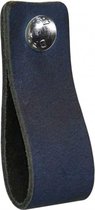 NiiNiiX Leren handgreep Jeans donker blauw - Maat S 3,0 x 15 cm;