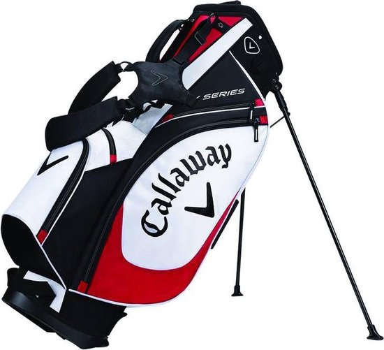 beton weduwe holte Callaway Golftas Standbag X-Series Wit/Zwart/Rood | bol.com