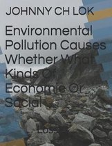 Environmental Pollution Causes Whether What Kinds Of Economic Or Social