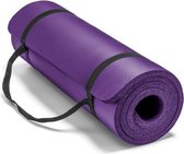 Sportbay fitnessmat - 180 cm x 60 cm x 1 cm - Paars