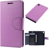 Mercury Rich Dairy wallet case hoesje Sony Xperia Z3 Plus paars