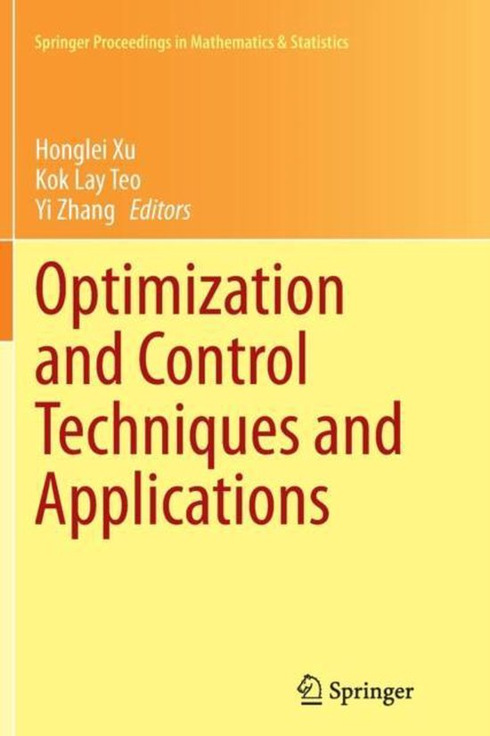 Optimization and Control Techniques and Applications | 9783662525081 ...