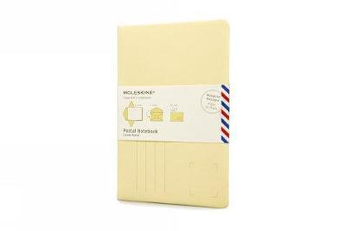 Moleskine Postal Notebook Large Frangipane Yellow