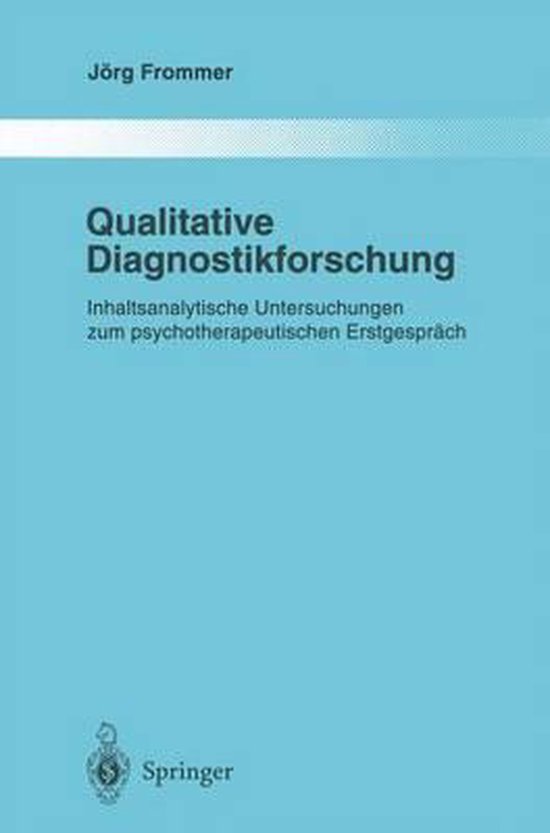 Qualitative Diagnostikforschung - cover