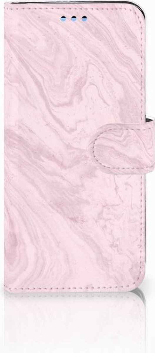 Samsung Galaxy S9 Bookcase Marble Pink - Origineel Cadeau Vriendin