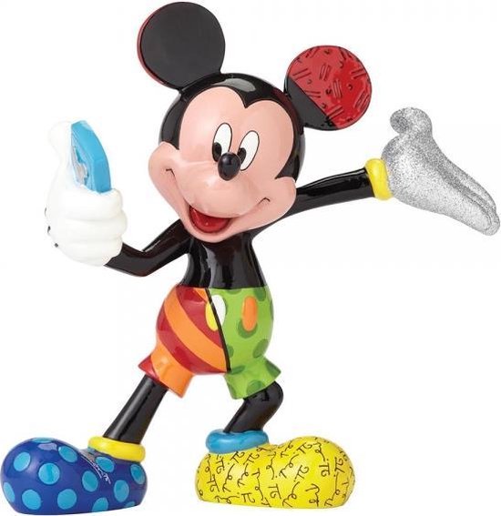 Disney by Romero Britto beeldje  - Karakter Britto Selfie -  Mickey