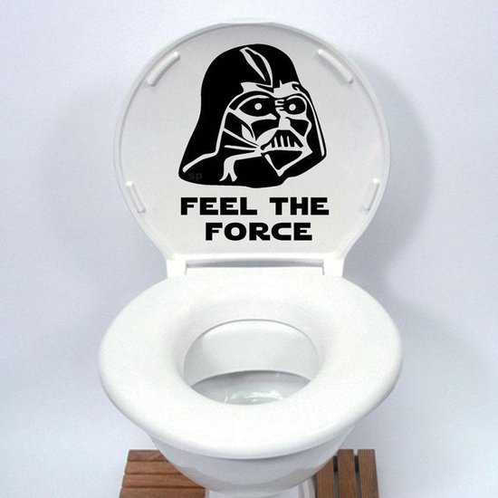 Autocollant de cuvette de toilette - Feel the force (Star Wars) | bol.com