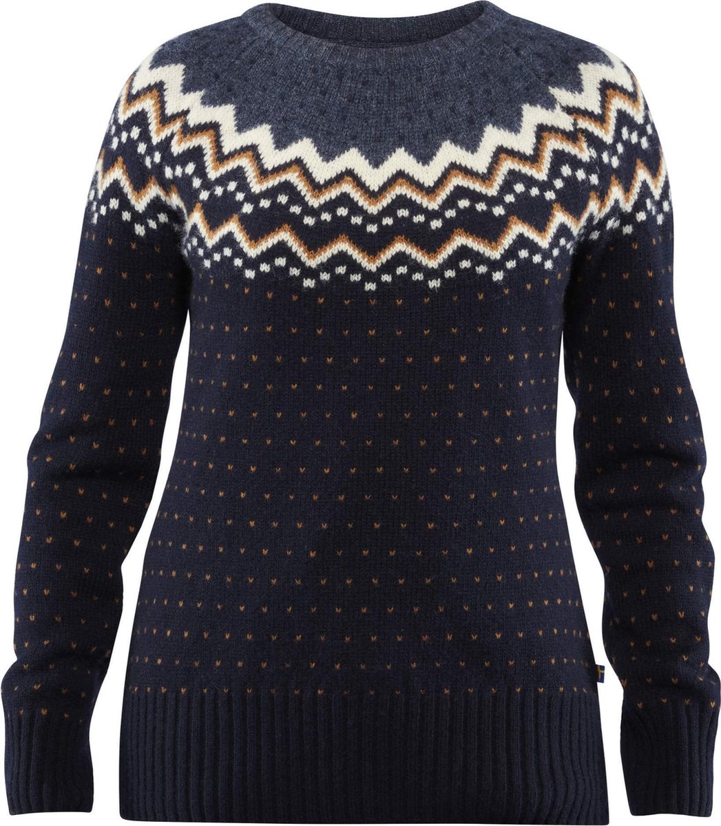 Ovik knit sweater W Dark Garnet