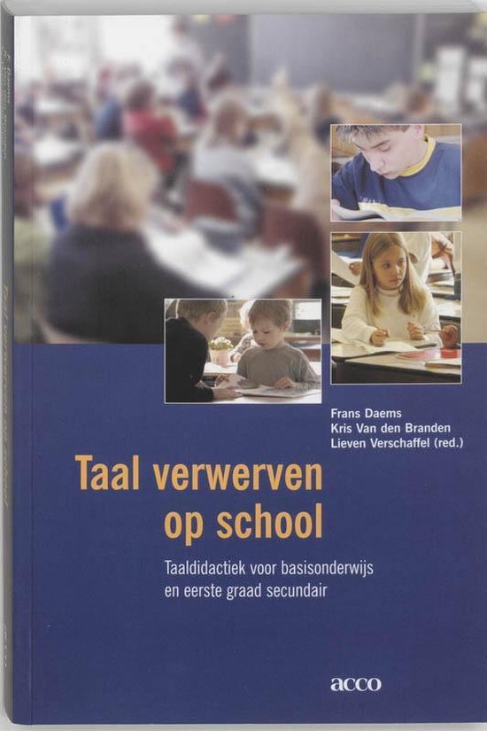 Cover van het boek 'Taal verwerven op school / druk 1' van  Daems