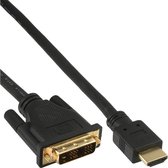 InLine Premium DVI-D Single Link - HDMI kabel / zwart - 0,30 meter