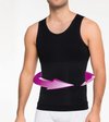 Corrigerend Shirt Mannen Shapewear Hemd - Zwart - XL