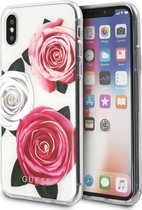 Coque Rigide Transparente Guess Rozen Design iPhone X