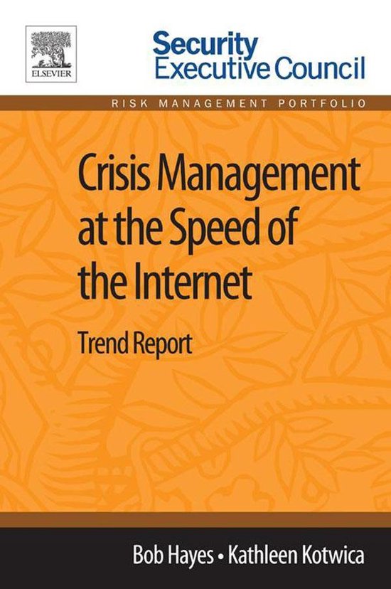 Crisis Management at the Speed of the Internet - cover