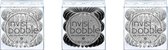 invisibobble ORIGINAL True Black & Crystal Clear - 9 stuks