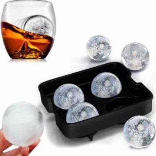 Siliconen Ijsklontjes Ijsballen Vorm - Ijsbal Maker Met Deksel - Whiskey  Ice Cube Ballen | bol.com