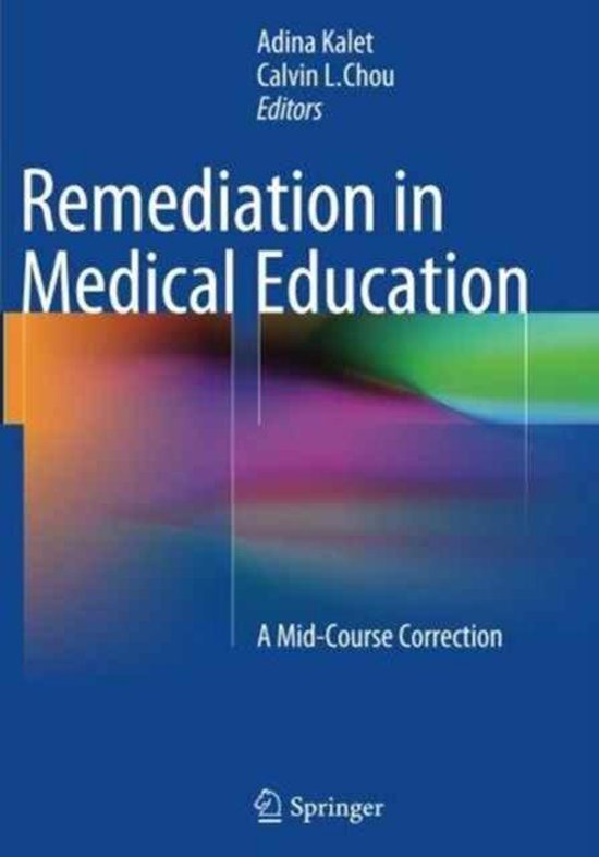 Remediation in Medical Education - cover