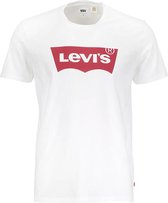 Levi Shirt - Maat S  - Mannen - wit/rood