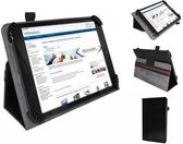 Fold up hoesje voor Lenco Tab 720 , Kleur Zwart , merk i12Cover