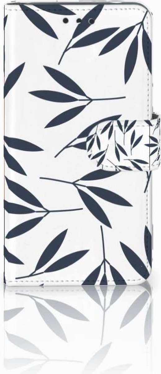 Nokia 2 Hoesje Leaves Blue