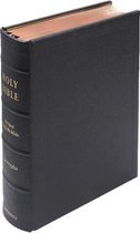 REB Lectern Bible with Apocrypha, Black Goatskin Leather over Boards, RE936
