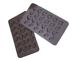 Kerst blaadjes vorm - kerst hulst blaadjes - chocolade vorm - kerstmis