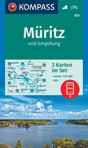 KOMPASS Wanderkarten-Set 855 Müritz und Umgebung (2 Karten) 1:50.000