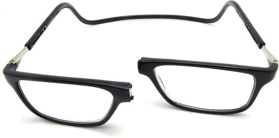 Magnetische leesbril - zwart - sterkte +3 | bol.com