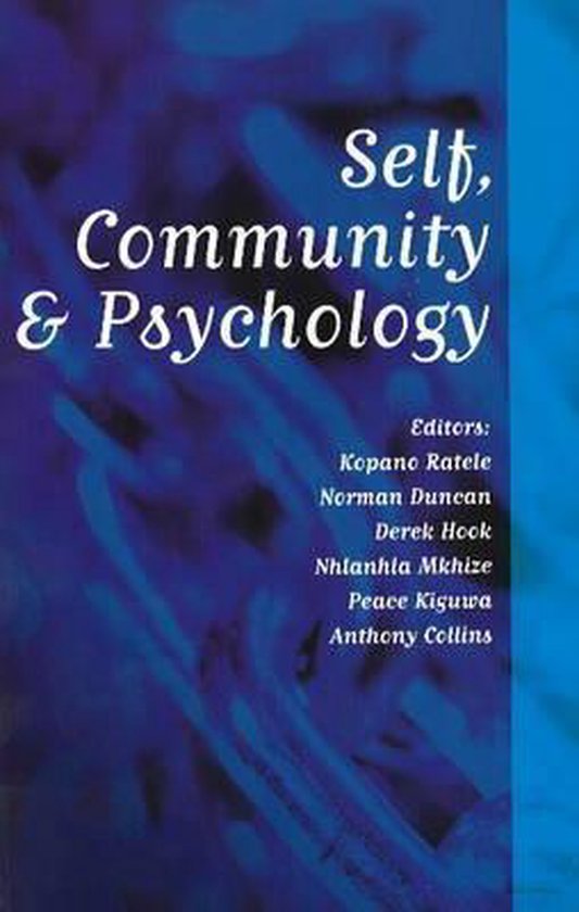 Self, community and psychology