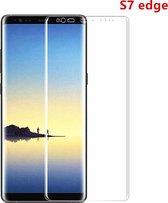 Samsung Glazen Gehard schermbeschermer Samsung Galaxy S7 PLUS 3D volledig scherm bedekt explosieveilige gehard glas Screen beglazing Glass Cover Film