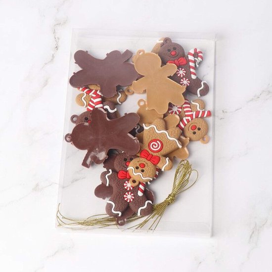 levandeo Set van 2 decoratieve staanders hert kerstdecoratie