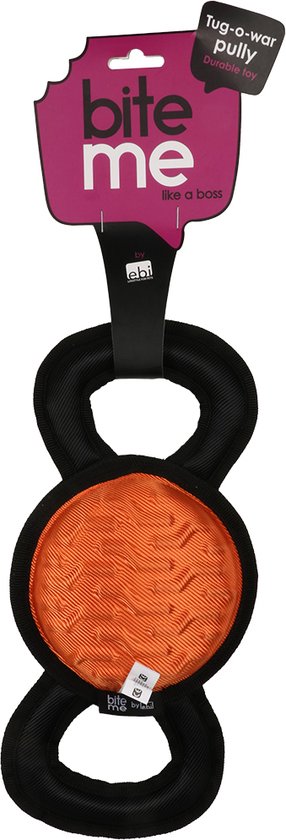Ebi - Speelgoed Voor Dieren - Hond - Tug-o-war Pully - O 30x13x5,5cm Oranje - 1st
