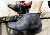 Siliconen overschoenen tegen de regen - Zwart Laag - Herbruikbare waterdichte covers - Sneeker en schoen beschermers - antislip - 2 paar - Medium