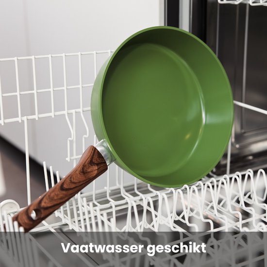 IBILI Drielaagse pan, natuurlijk, 28 cm, roestvrij staal, geschikt voor inductie, zonder antiaanbaklaag