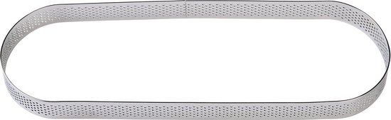 Paderno World Cuisine 47510-15 cake ring, perforated, 14 cm, grey round