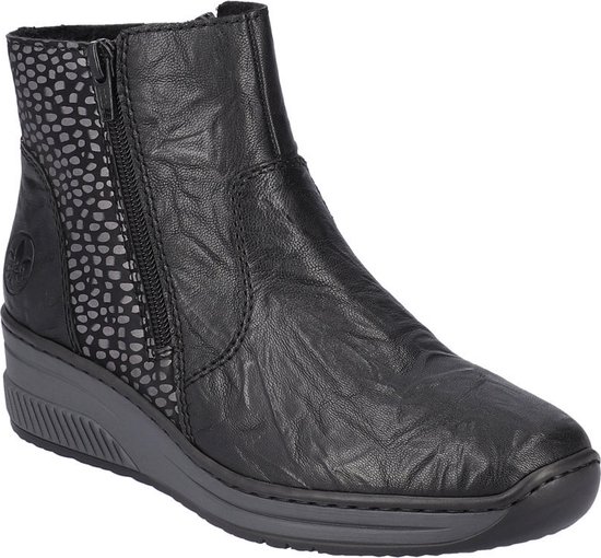 Rieker Comfortboot - Vrouwen - Zwart - Maat 37