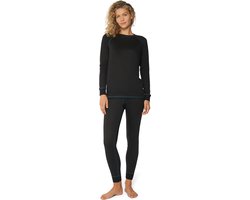 DANISH ENDURANCE Thermoset voor Dames & Heren - Gerecycelde Materialen - Thermokleding - Zwart Blauw - Maat S