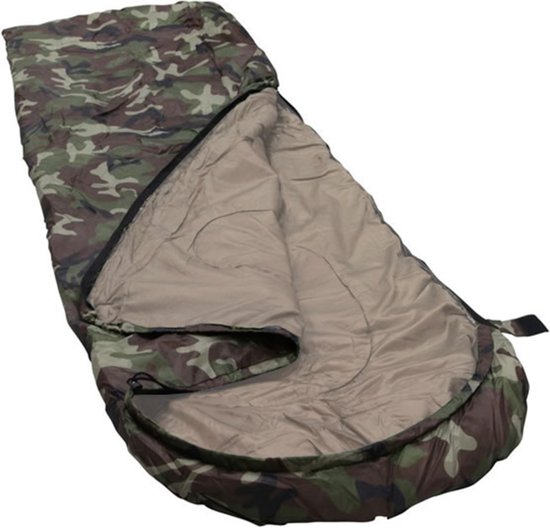 Camo Slaapzak Mummie - Dekbed - Mummy Slaapzak - Warme Trekking Slaapzak - Camouflage Dekbed van TecTake — afbeelding 5