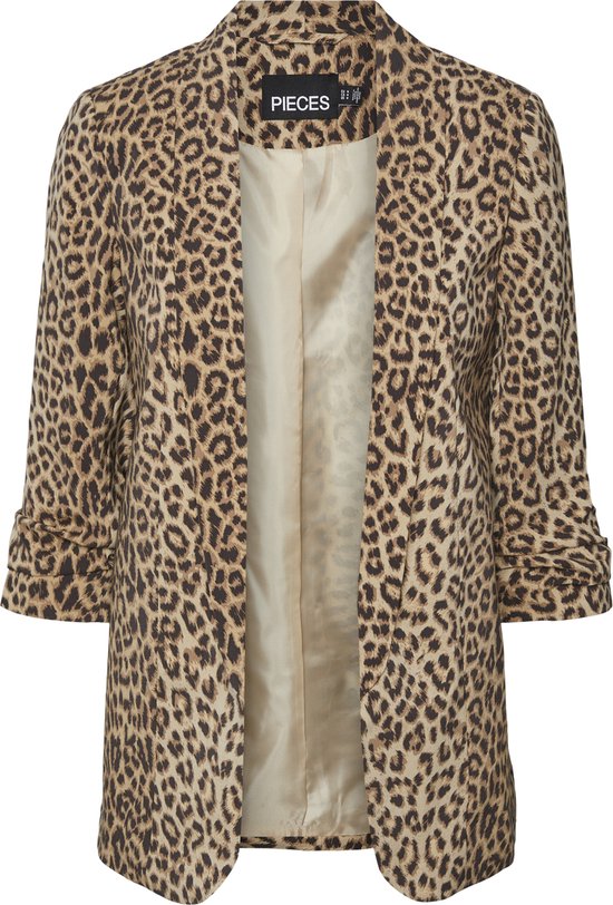 PIECES PCBOSELLA 3/4 PRINTED BLAZER NOOS Dames Blazer - Maat L