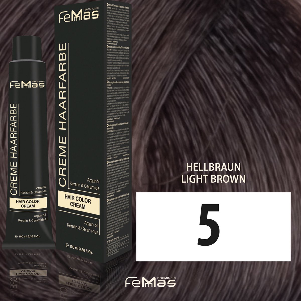 Femmas (5) - Haarverf - Lichtbruin 100ml