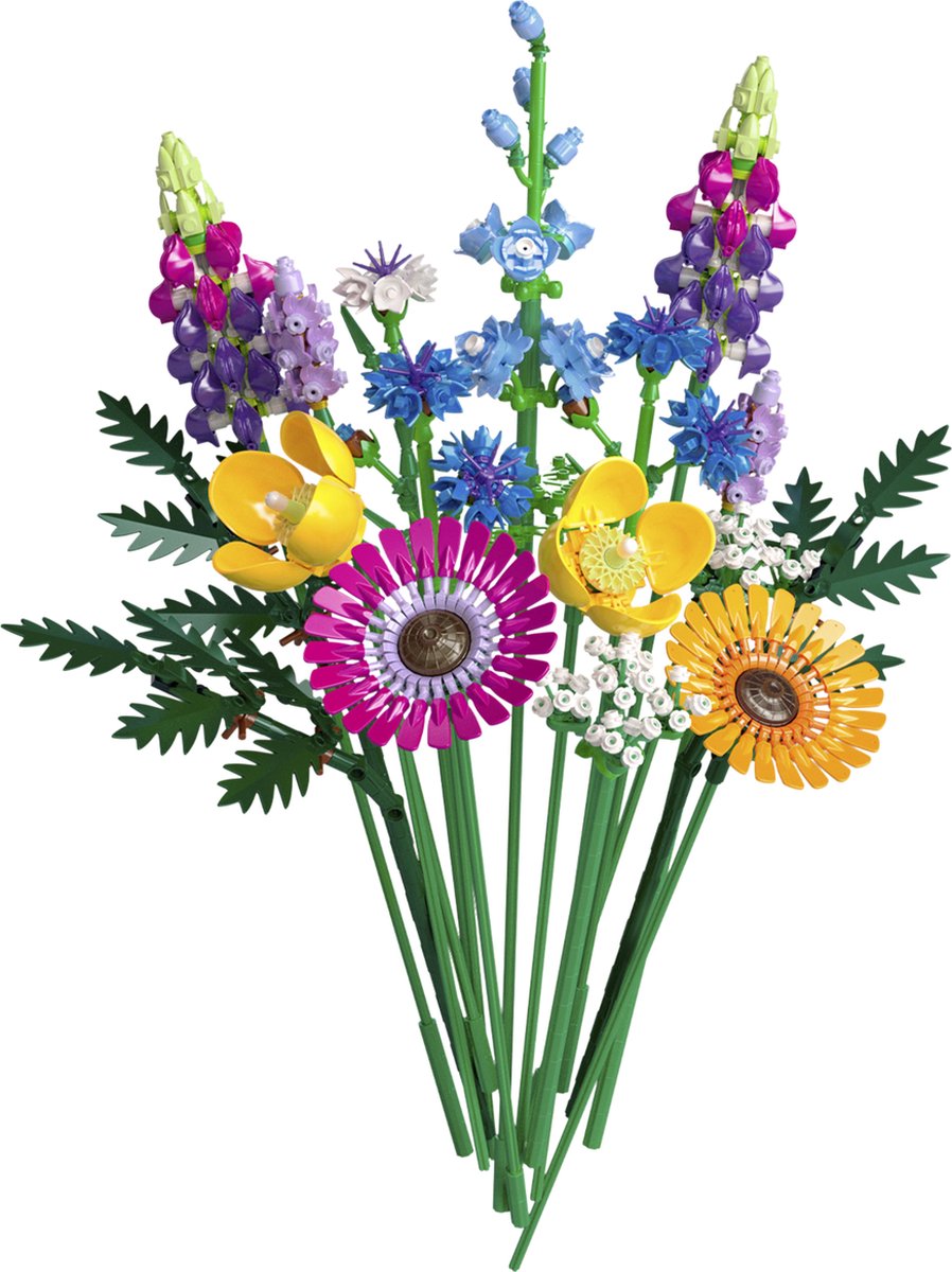 LEGO Icons Wilde Bloemen Boeket Bouwset voor Volwassenen, Botanical Collection - 10313 – foto 3