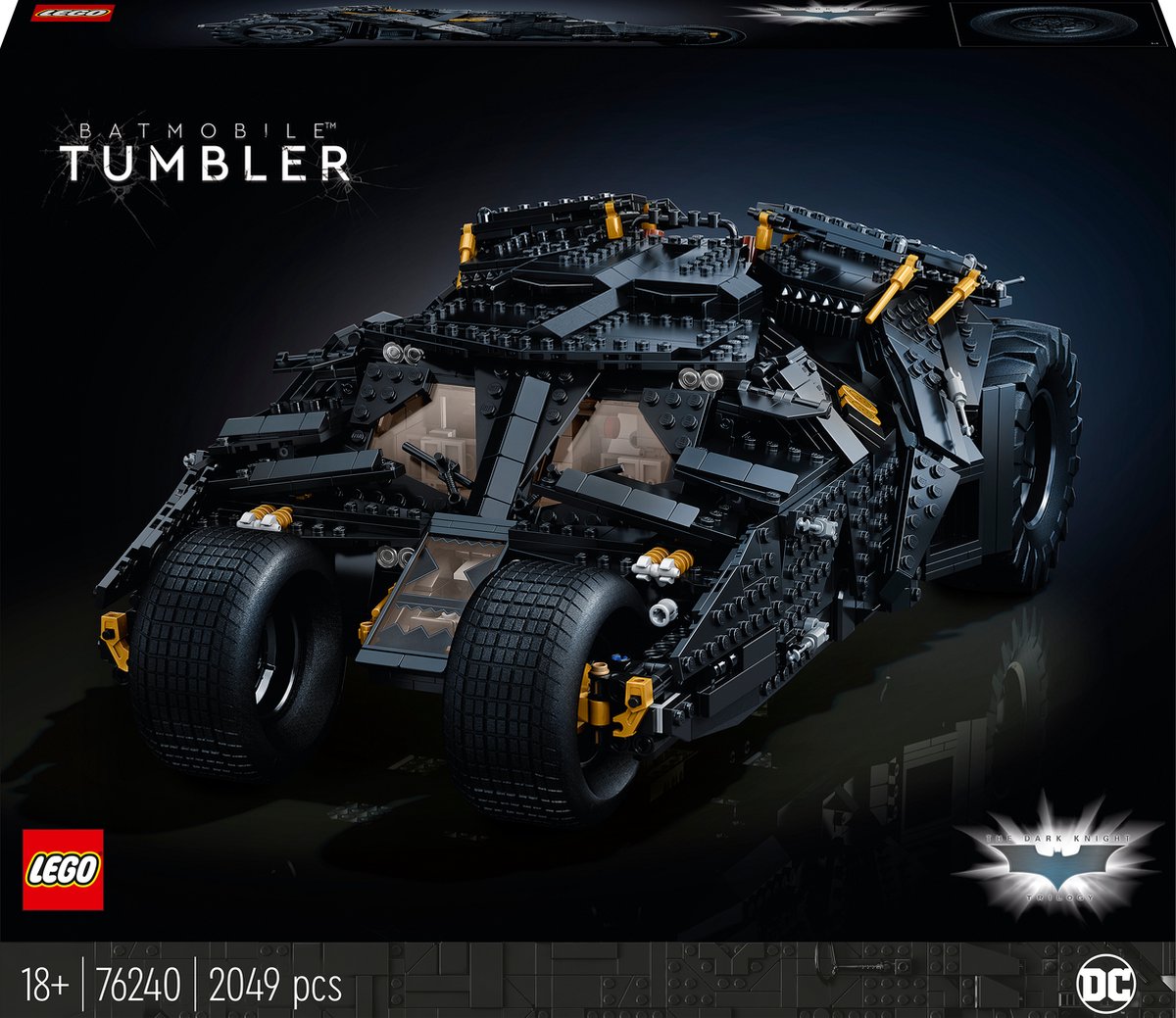 LEGO DC Batman 76240 - La Batmobile Tumbler, Maquette Voiture, Set Pour  Adultes pas cher 