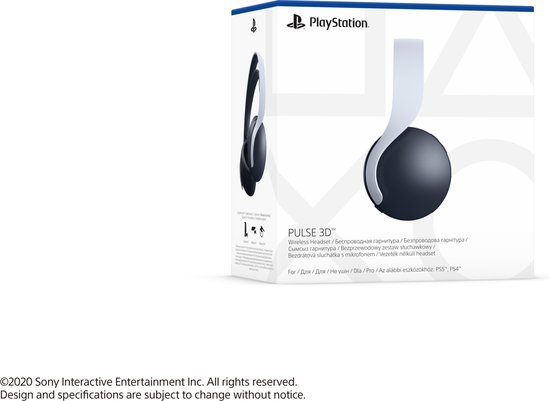 Sony Pulse 3D draadloze headset - PS4/PS5 - Sony Playstation