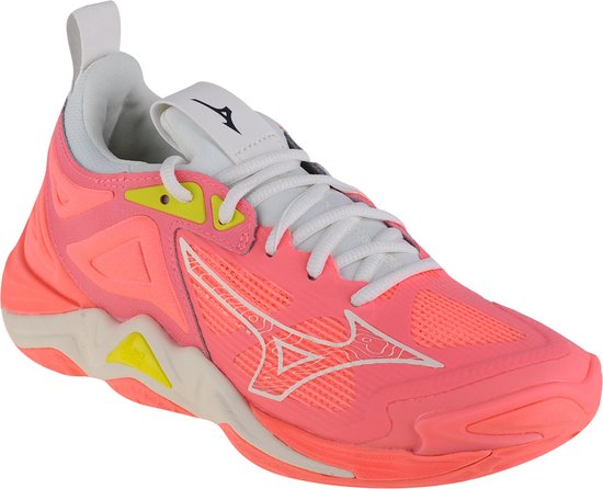 Mizuno Wave Momentum 3 V1GC231206, Femme, Rouge, Chaussures de volleyball, Taille: 38.5